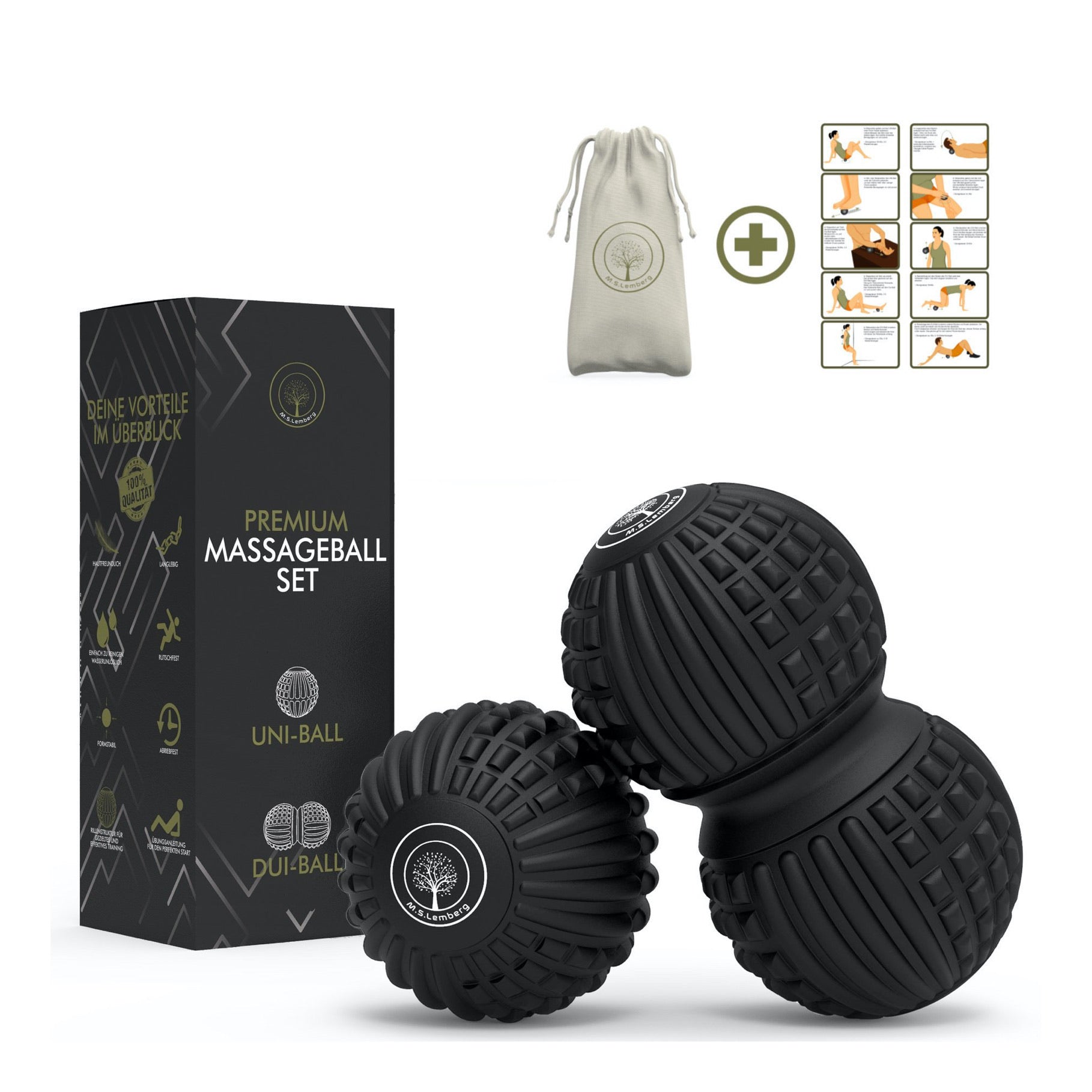 Premium Faszienball Set